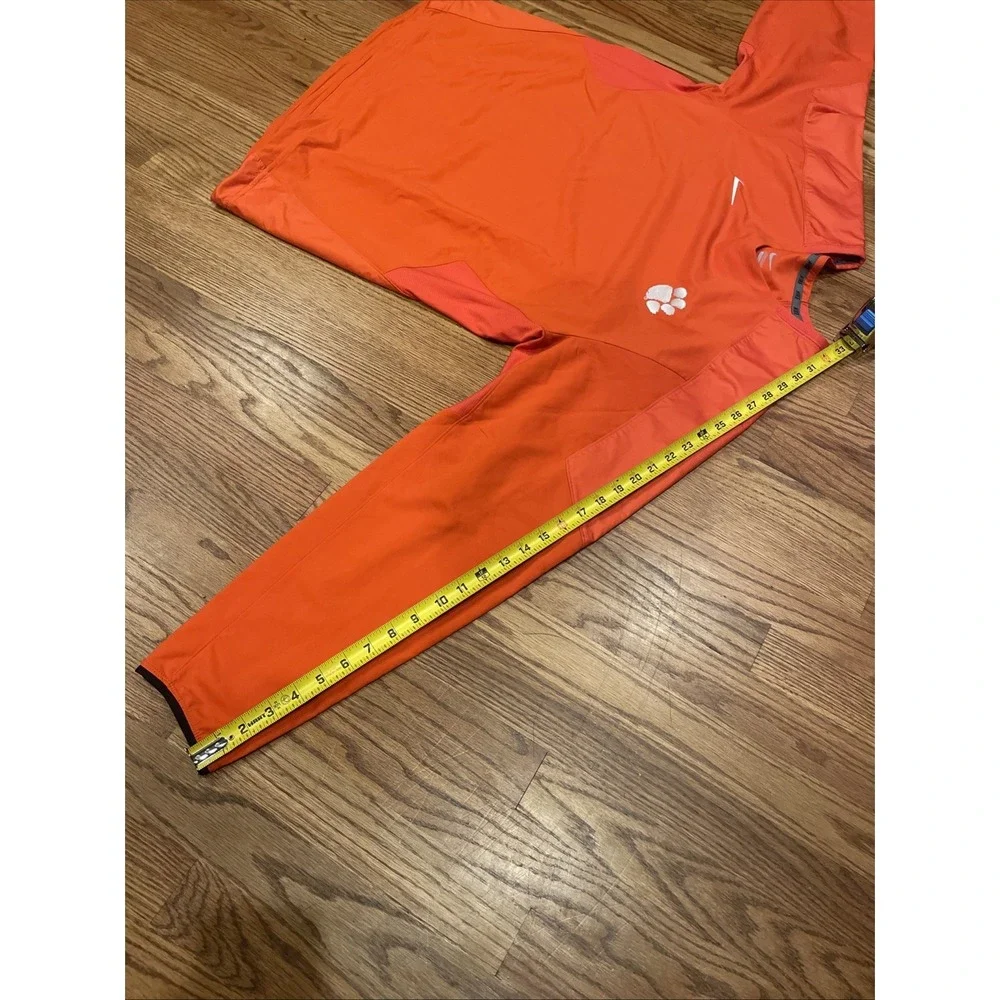 Nike Clemson Men's Windbreaker V Neck Long‎ Sleeve Size Large College Sports